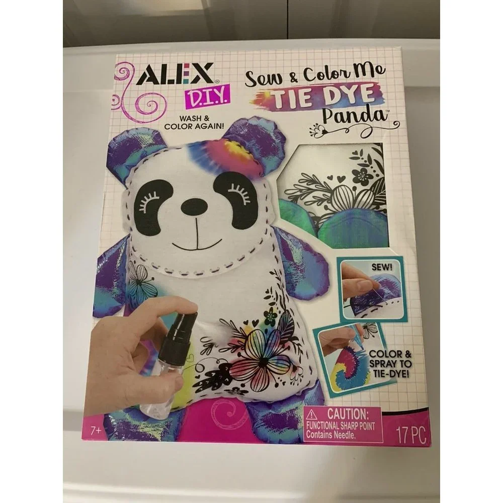 New Alex Toys‎ Sew And Color Me Tie Dye Panda Sealed